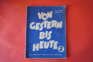 Von Gestern bis Heute Heft 2 Notenheft