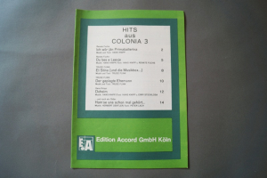 Hits aus Colonia Heft 3 Notenheft