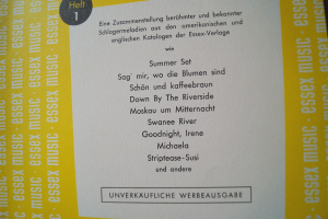 Essex Welterfolge Heft 1 Notenheft