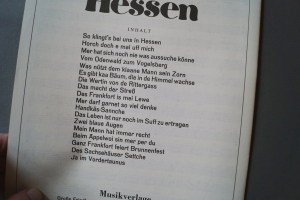So klingt´s bei uns in Hessen Notenheft