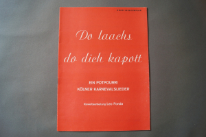 Do laachs do dich kapott Notenheft