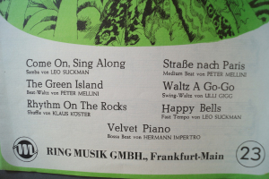 Instrumentals for Dancing Heft 23 Notenheft