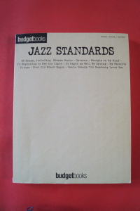 Budget Books: Jazz Standards Songbook Notenbuch Piano Vocal Guitar PVG