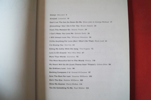 The Greatest Love Songs of the 90s Songbook Notenbuch Piano Vocal Guitar PVG