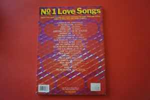 No 1 Love Songs Songbook Notenbuch Piano Vocal Guitar PVG