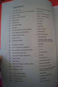 The Most Requested Broadway Songs Songbook Notenbuch Piano Vocal Guitar PVG