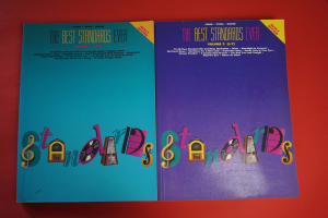 The Best Standards Ever Volume 1 & 2 (Newly Revised) Songbooks Notenbücher Piano Vocal Guitar PVG