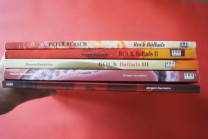 Rock Ballads Band 1-5 Songbooks Notenbücher Vocal Guitar