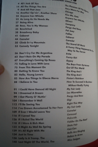 The Best Broadway Songs ever Songbook Notenbuch Piano Vocal Guitar PVG