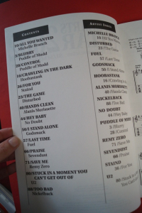 Rock Charts Guitar 2002 Songbook Notenbuch Vocal Guitar