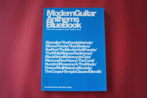 Modern Guitar Anthems: Blue Book Songbook Notenbuch Vocal Guitar