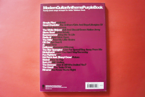 Modern Guitar Anthems: Purple Book Songbook Notenbuch Vocal Guitar