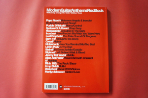Modern Guitar Anthems: Red Book Songbook Notenbuch Vocal Guitar