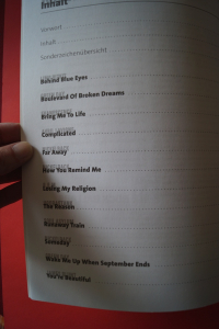 Nu Rock Ballads Songbook Notenbuch Vocal Guitar