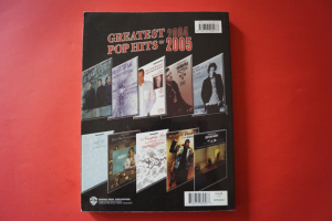 Greatest Pop Hits of 2004-2005 Songbook Notenbuch Piano Vocal Guitar PVG