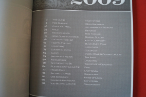 Top Hits of 2009 Songbook Notenbuch Piano Vocal Guitar PVG