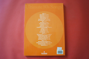 Ultimate 80s Songs Songbook Notenbuch Piano Vocal Guitar PVG