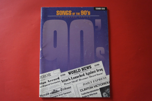 The Decade Series: Songs of the 90s Songbook Notenbuch Tenor Sax