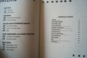 Rock Guitar Songbook Notenbuch Vocal Guitar