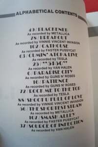 Hot Metal Volume 1 & 2 Songbooks Notenbücher Vocal Guitar