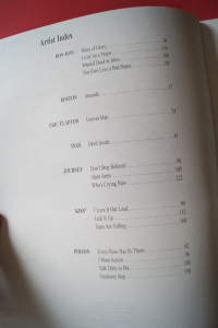 Classic Rock of the 80s Progressive Glam & Video Generation Songbook Notenbuch Vocal Guitar