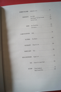 Classic Rock of the 80s Progressive Glam & Video Generation Songbook Notenbuch Vocal Guitar