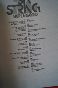 Six String Unplugged (Acoustic Classics) Songbook Notenbuch Vocal Guitar