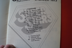 Superstars Greatest Hits (Easy Guitar) Songbook Notenbuch Vocal Easy Guitar