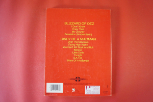 Ozzy Osbourne - Songbook Songbook Notenbuch Vocal Guitar