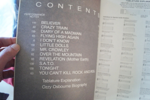 Ozzy Osbourne - Songbook Songbook Notenbuch Vocal Guitar