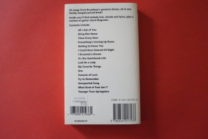 Paperback Songs: Broadway Songs Songbook Notenbuch Keyboard Vocal Guitar