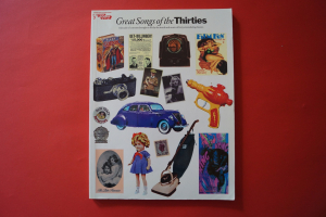 Great Songs of the Thirties Songbook Notenbuch Easy Piano Vocal
