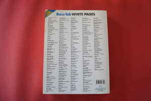 Bass Tab White Pages Songbook Notenbuch Vocal Bass