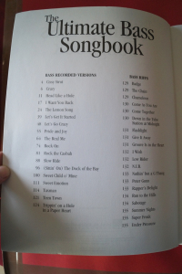 The Ultimate Bass Songbook Songbook Notenbuch Vocal Bass