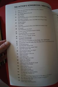 The Actor´s Songbook (Men´s Edition) Songbook Notenbuch Piano Vocal