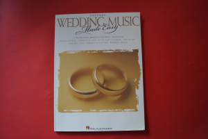 Wedding Music Made Easy Songbook Notenbuch Easy Piano