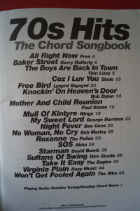 70s Hits (The Chord Songbook) Songbook Vocal Guitar Chords