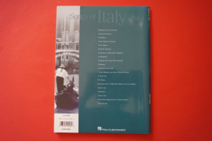 Songs of Italy Songbook Notenbuch Easy Piano Vocal