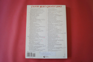 Country Music Greatest Songs Songbook Notenbuch Piano Vocal Guitar PVG