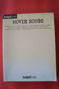 Budget Books: Movie Songs Songbook Notenbuch Piano Vocal Guitar PVG
