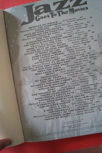 Jazz goes to the Movies Songbook Notenbuch Piano Vocal Guitar PVG