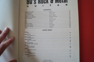 The Essential 90s Rock & Metal Guitar Songbook Notenbuch Vocal Guitar