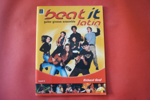 Beat it Latin Guitar Groove Ensemble (mit Beilagen)Songbook Notenbuch Guitar Bass Percussion