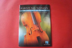 First 50 Songs on the Cello Songbook Notenbuch Cello