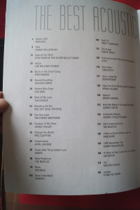 The Best Acoustic Rock Songs Ever Songbook Notenbuch Piano Vocal Guitar PVG