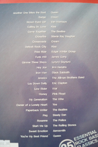 25 Essential Rock Bass Classics Songbook Notenbuch Vocal Bass