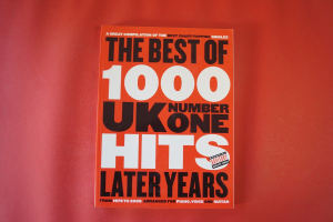 Best of UK Number One Hits 1975-2005Songbook Notenbuch Piano Vocal Guitar PVG