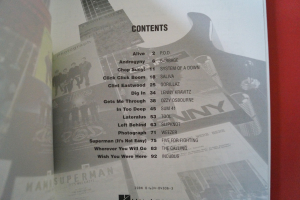 Guitar Tab 2001-2002 Songbook Notenbuch Vocal Guitar
