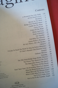 Imagine (30 Songs for a better World) Songbook Notenbuch Easy Piano Vocal