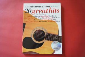 Play Acoustic Guitar with 20 Great Hits (mit CDs) Songbook Notenbuch Vocal Guitar